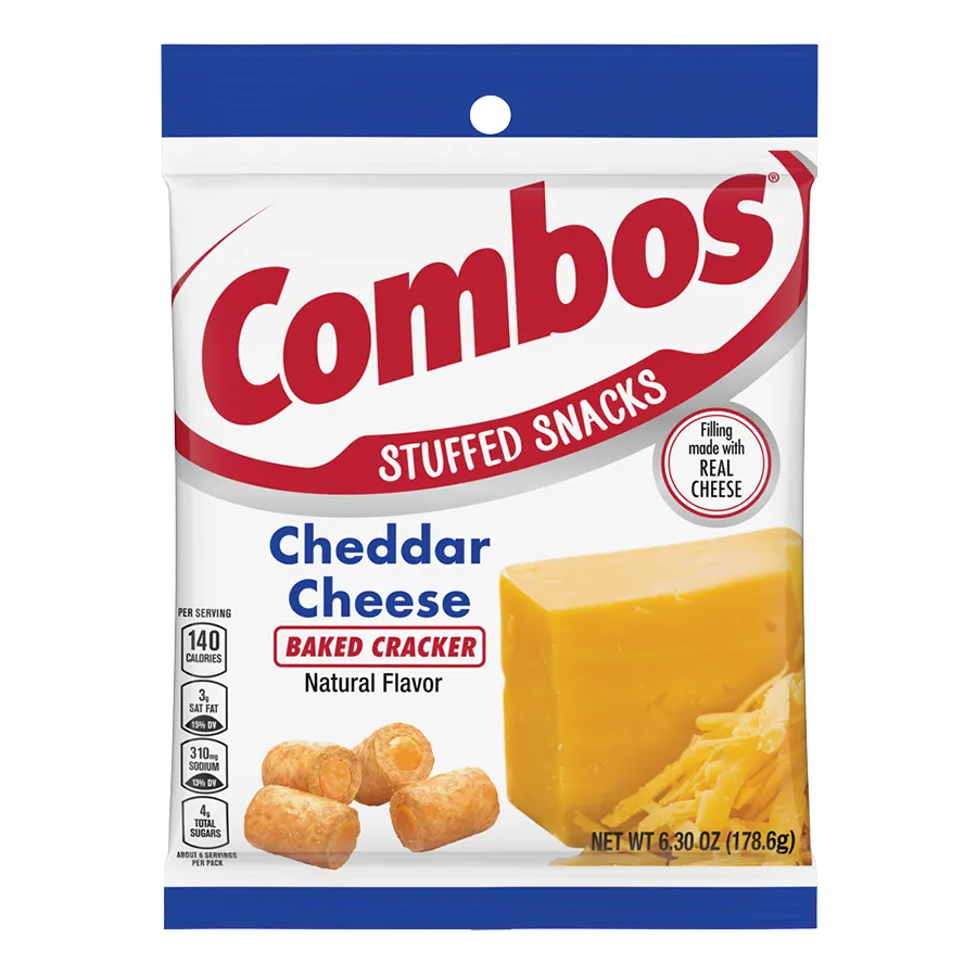 COMBOS® Baked Snacks Cheddar Cheese Cracker  marsfoodservices image