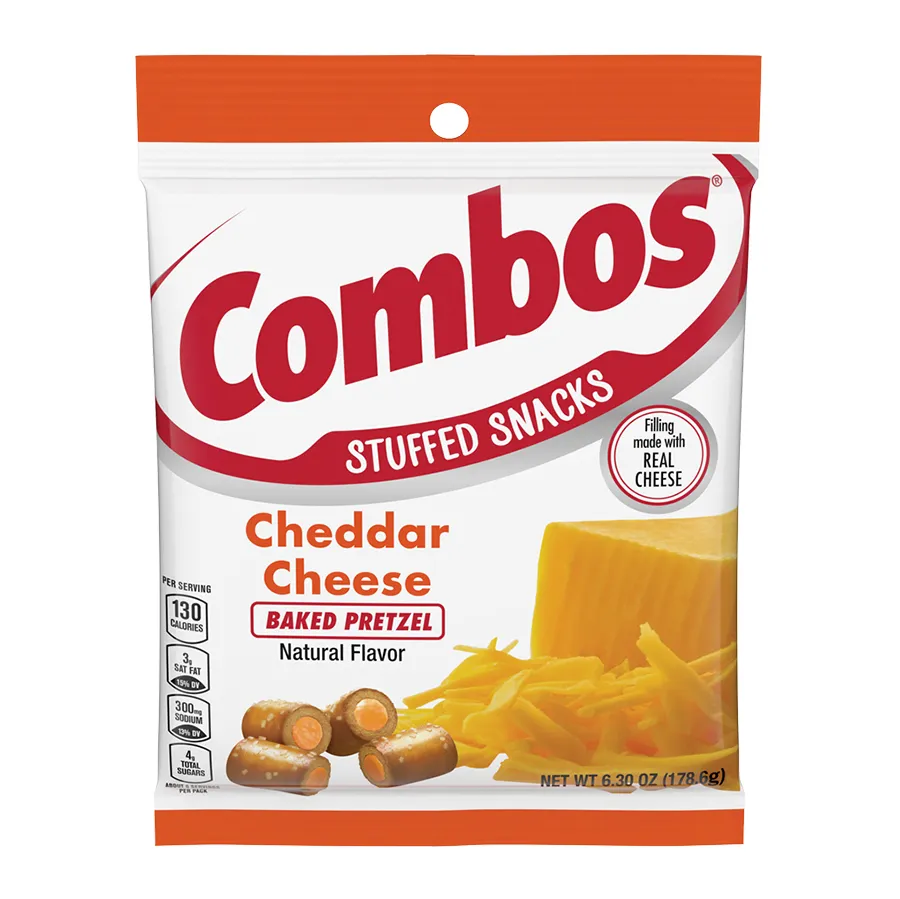 COMBOS® Baked Snacks Cheddar Cheese Pretzel  marsfoodservices image
