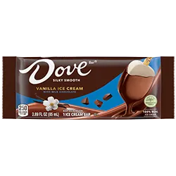 DOVE®  Vanilla Ice Cream Bar with Milk Chocolate marsfoodservices image