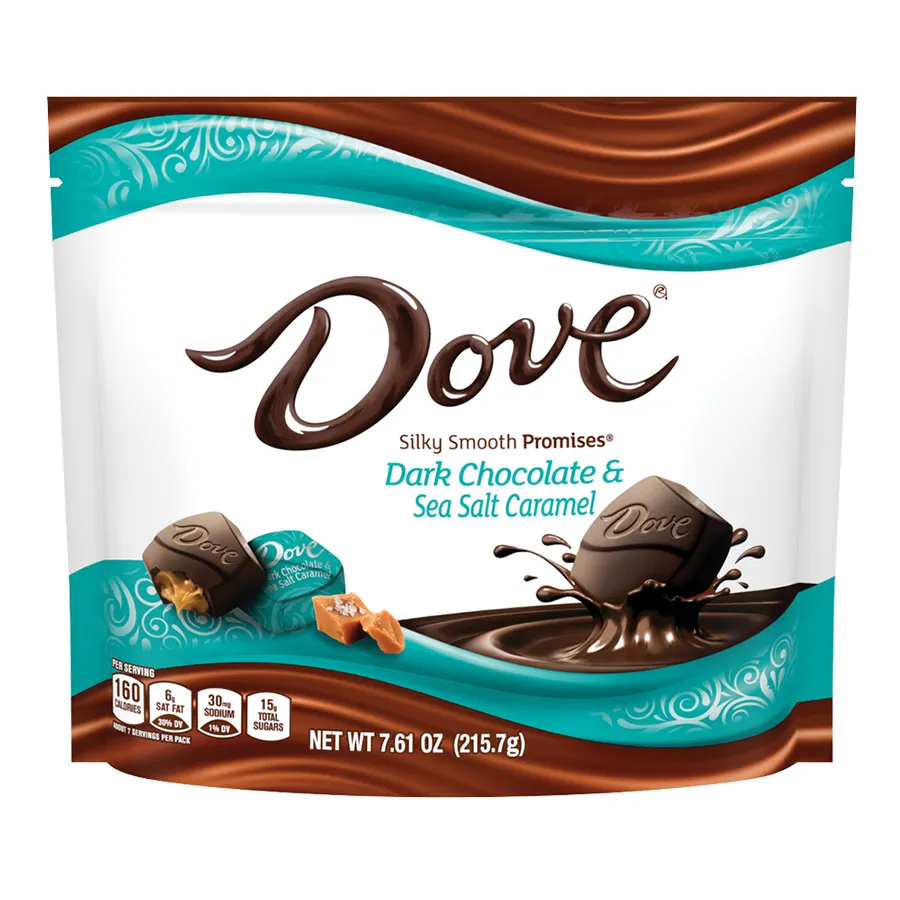 DOVE® PROMISES® Silky Smooth Dark Chocolate & Sea Salt Caramel marsfoodservices image