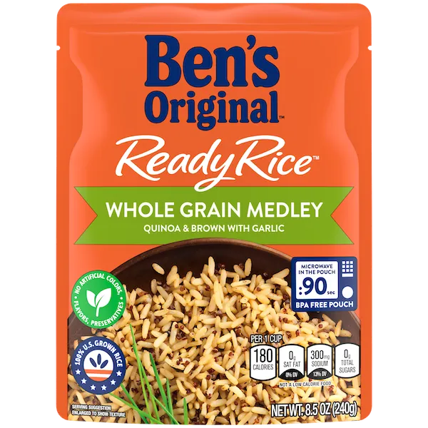BEN'S ORIGINAL™ READY RICE Whole Grain Medley™ Quinoa & Brown marsfoodservices image