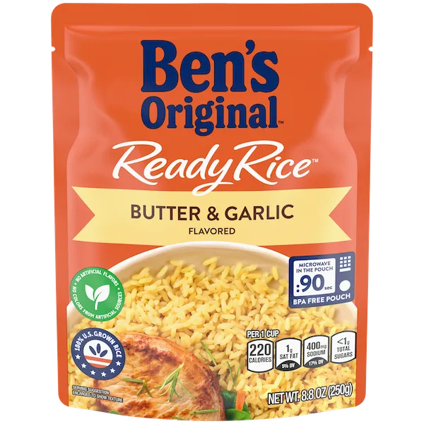 BEN'S ORIGINAL™ READY RICE™ Butter & Garlic marsfoodservices image