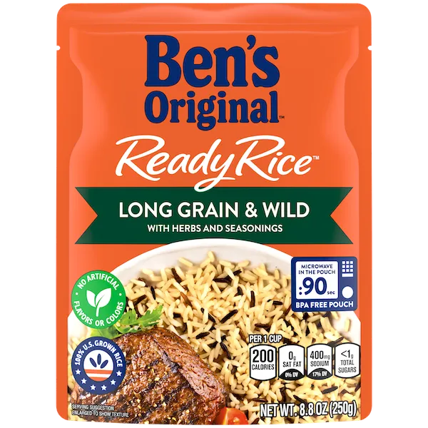 BEN'S ORIGINAL™ READY RICE™ Long Grain & Wild Rice marsfoodservices image