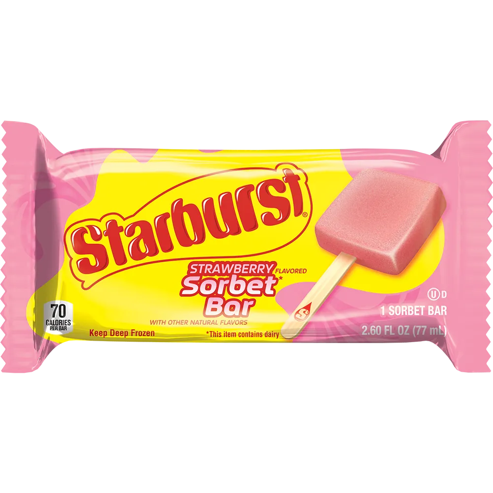 STARBURST® Strawberry Sorbet Bar marsfoodservices image
